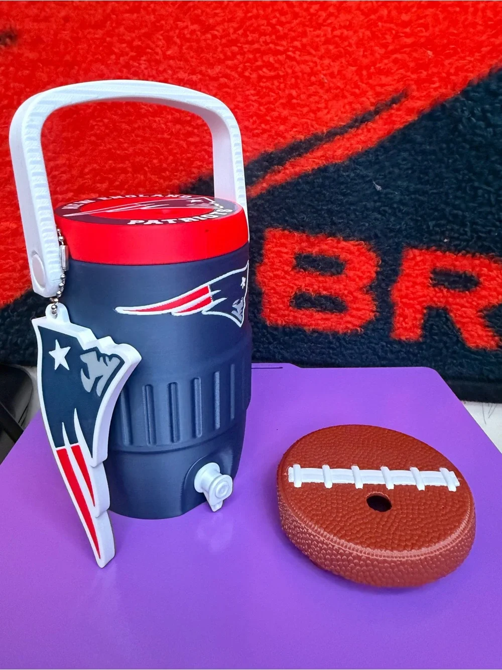 Custom Design - New England Patriots Cooler Can Holder 12 oz by 3d print